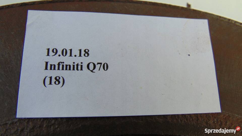 TARCZA HAMULCOWA TYŁ TYLNA OSŁONA INFINITI Q70 S Nowy Tomyśl sprzedam