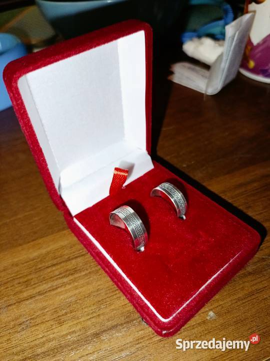 Obrączki ślubne srebne Nysa