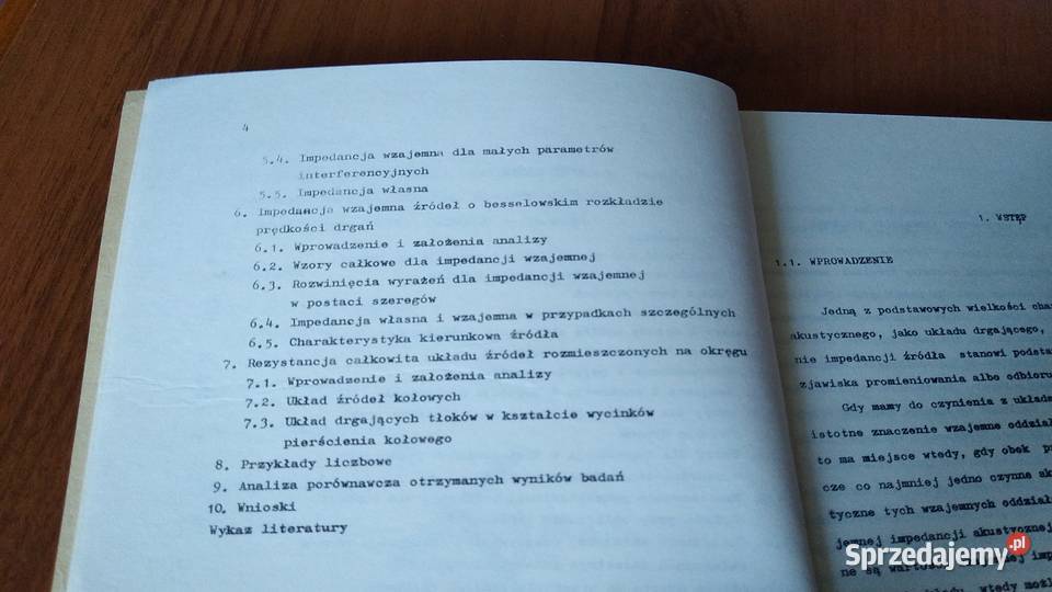 Akustyczna impedancja wzajemna i całkowita pomorskie