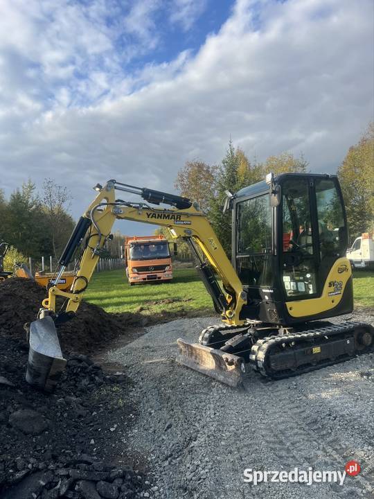 Minikoparka koparka Yanmar Sv22 2019 r 3 Lyzki Mielec sprzedam