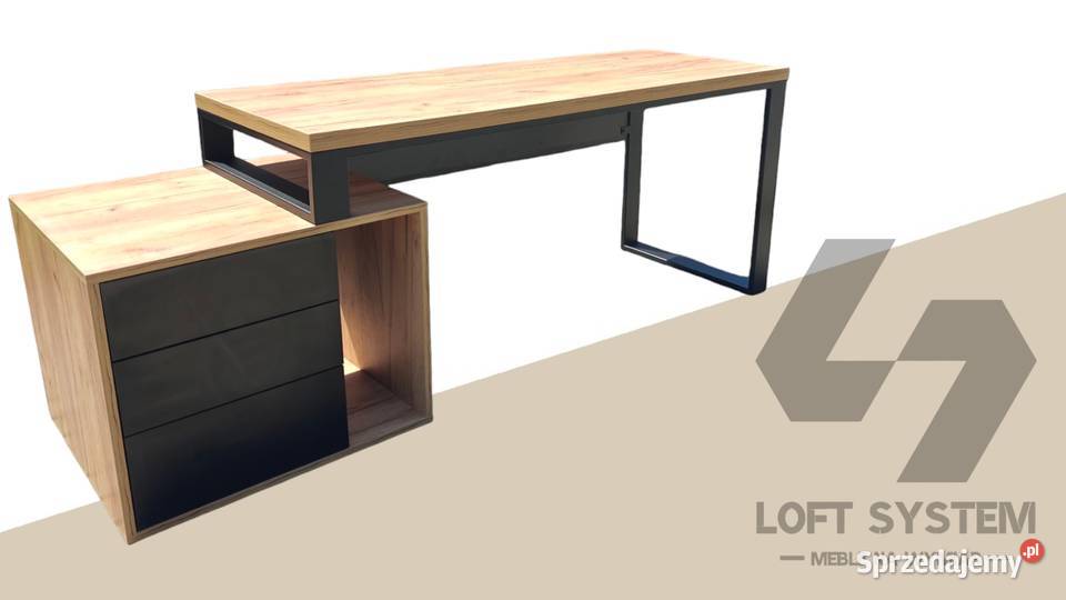 Biurko w stylu loft na wymiar Biurka Przysieki