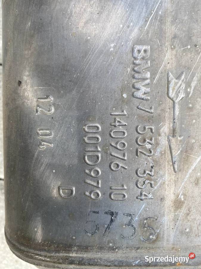 Tłumik środkowykońcowy BMW e90 20 benzyna osobowe Kostomłoty