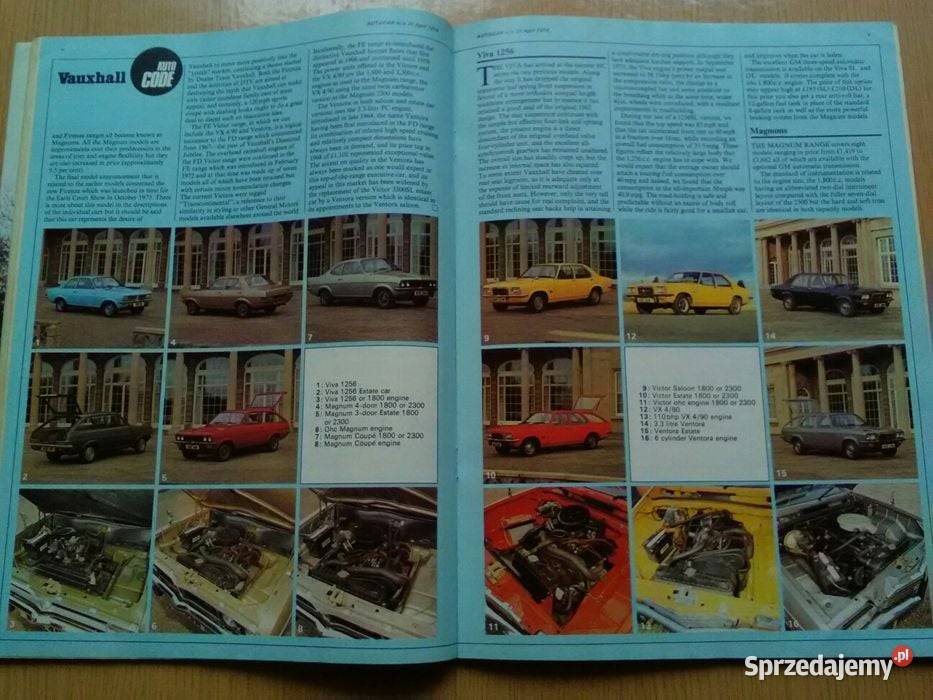 AutoCar tygodnik motoryzacyjny angielski z 1974r śląskie Dąbrowa Górnicza