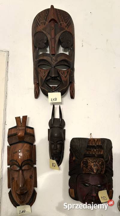 Kolekcja figury rzeźby maski Pozostałe Łódź