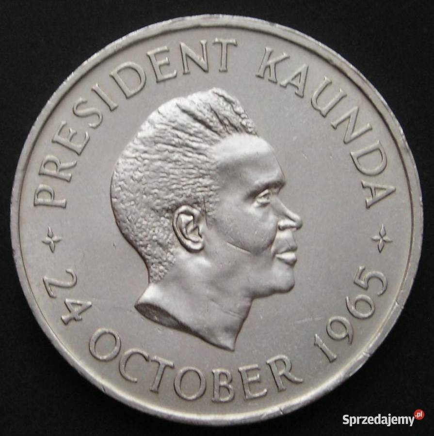 ZAMBIA 5 SHILLING 1965 PREZYDENT KAUNDA Łódź sprzedam