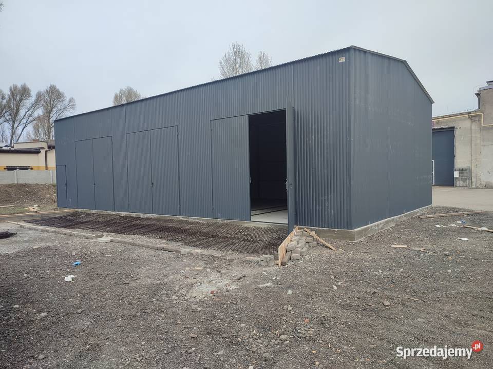 Garaż Blaszany 6x5m ZIELONY Garaże Blaszane blacha Sierpc
