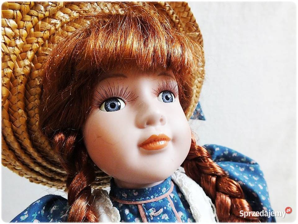 Porcelanowa stara Lalka wys44 Kolekcjonerska Pozostałe Żary sprzedam