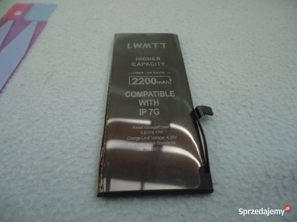 BATERIA 2200mAh TAŚMA DO APPLE iPHONE 7 śląskie Jaworzno