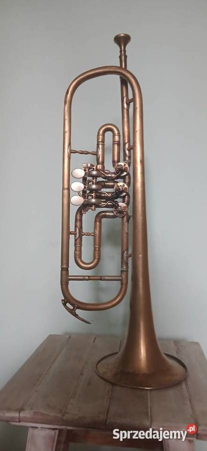 Stara mosiężna trąbka małopolskie Kraków
