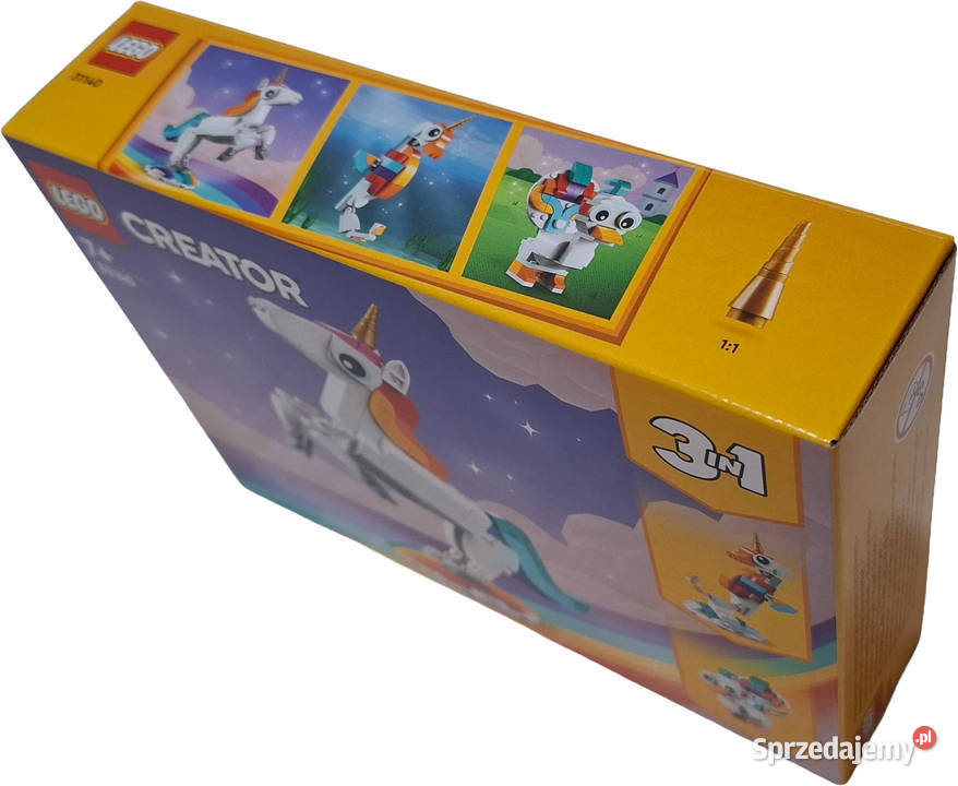 Klocki Lego Creator 3w1 Magiczny jednorożec Klocki Czeladź
