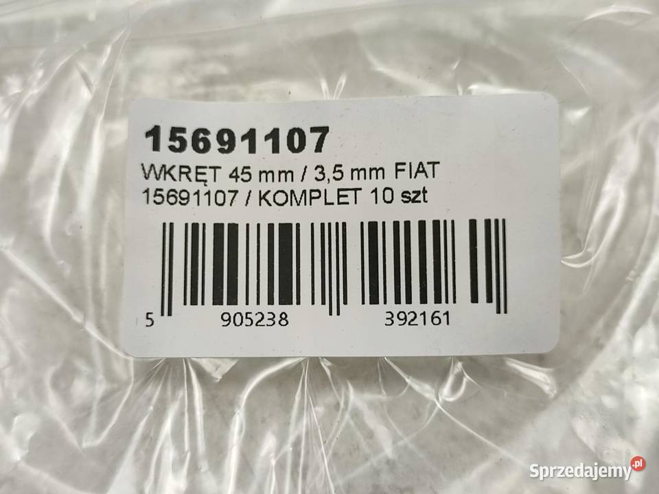 ŚRUBA MOCUJĄCA 10 45mm 35mm FIAT DUCATO 20062014