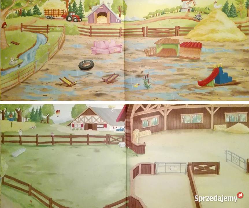 Książka Książeczka Naklejkami Naklejki Wieś Książki dla dzieci Mogilany
