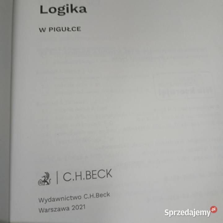 Logika w pigułce książki wyprzedaż kondratowicza Warszawa