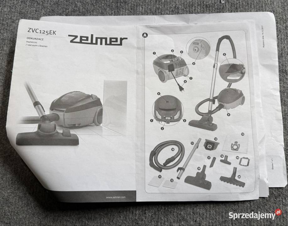 Odkurzacz Zelmer Dot ZVC125EK 700W Kędzierzyn-Koźle