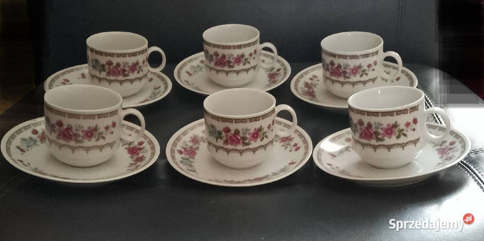 Chińskie porcelanowe filiżanki i spodki