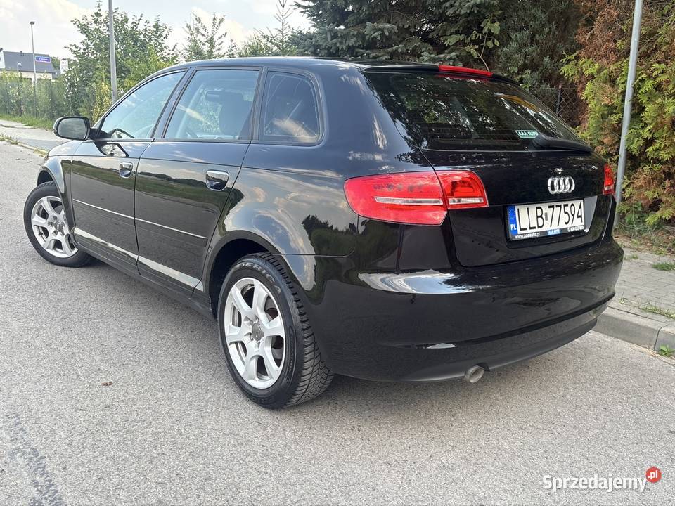 Audi A3 8P Lift Xenon Led 16 TDI czarny A3 Zamość