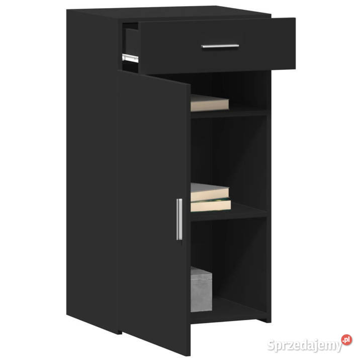 Szafka czarna 50x425x93 materiał drewnopochodny Warszawa