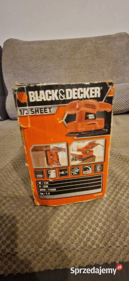Szlifierka oscylacyjna KA300 Black Decker Kraków