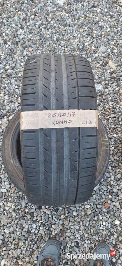 215 40 R17 Kumho 2 lato PROMOCJA śląskie Gliwice