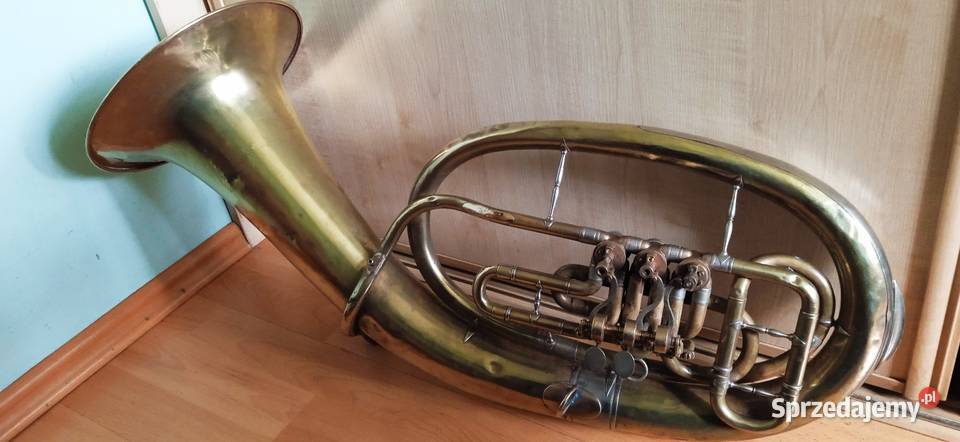 Stara trąbka saxhorn tenorowy z lat 30 tych Kraków