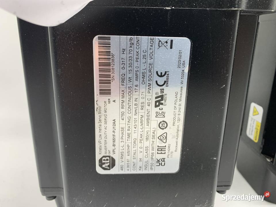 AllenBradley VPLB1651FPJ12AA Servomotor Pozostałe mazowieckie