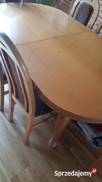 Stół drewniany rozkładany 87cm Tarnowskie Góry
