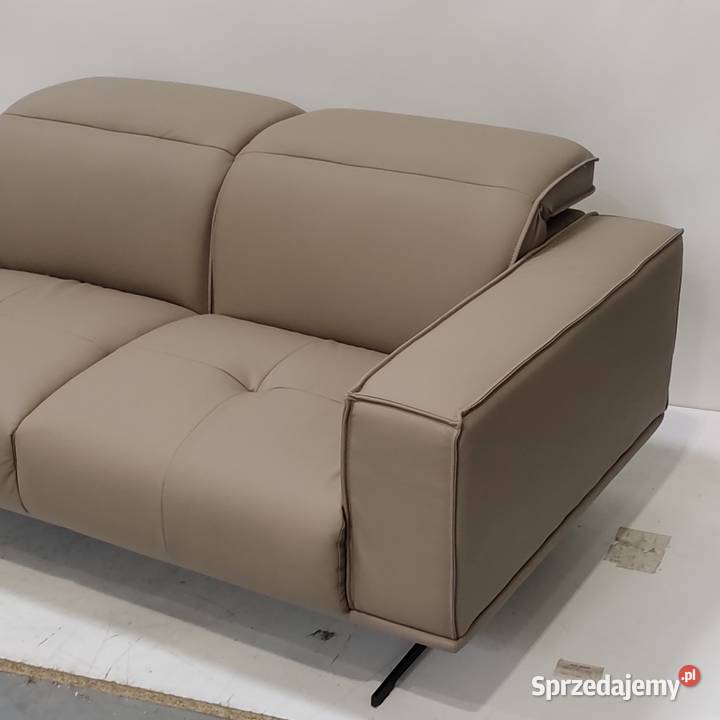 Sofa skórzana z ekspozycji kanapa biura premium Kraków