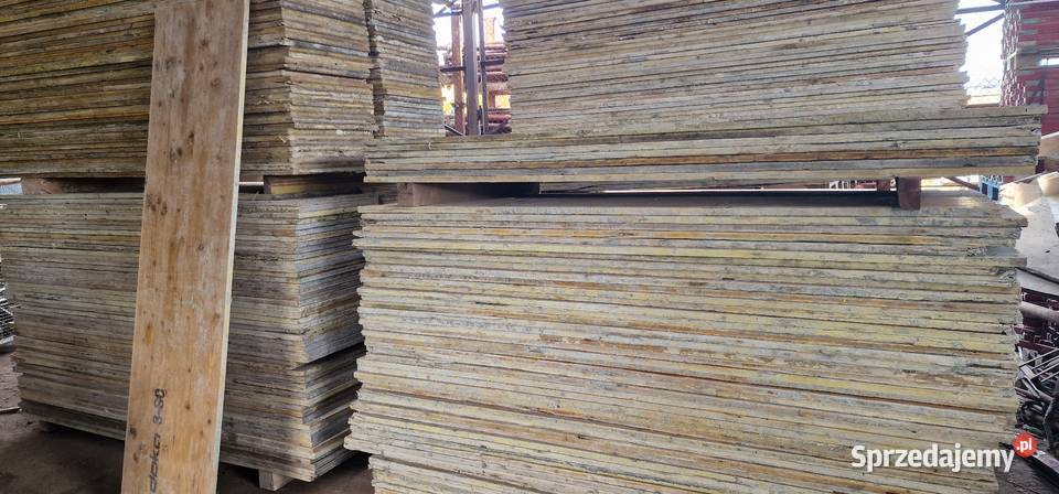 WYPRZEDAŻ SZALUNKÓW DŹWIGARY DOKA BLATY SKLEJKA Kraśnik