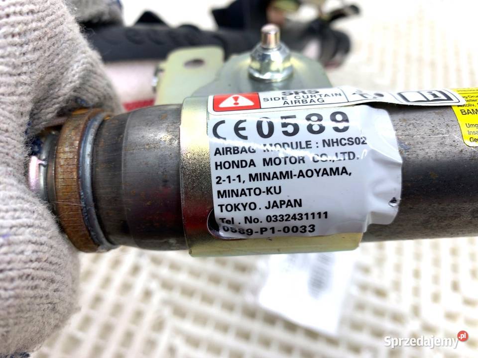 KURTYNA POWIETRZNA PRAWY HONDA CIVIC IX