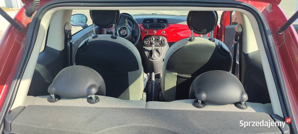 Fiat 500 12benzpanorama dach klimatyzacja 500 Pszczyna