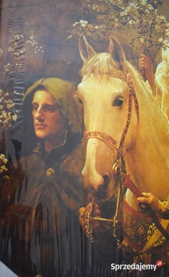 John Collier Królowa Ginewra reprodukcja 1900 sprzedam