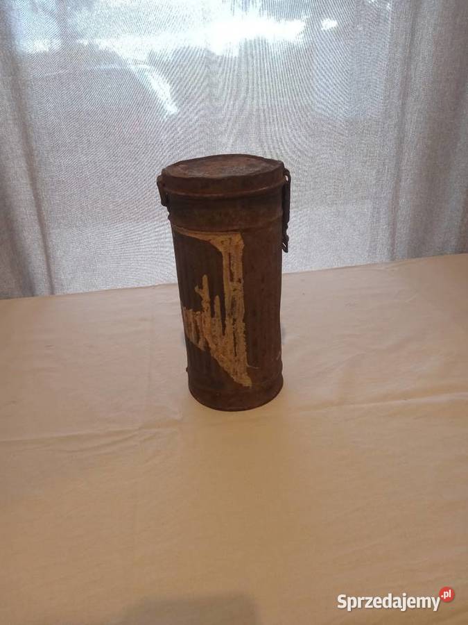 Puszka ppgaz hitlerowa 1939 na maskę Białystok