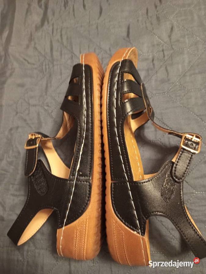 Damskie sandały rozmiar 4243 skóra ekologiczna łódzkie Radomsko