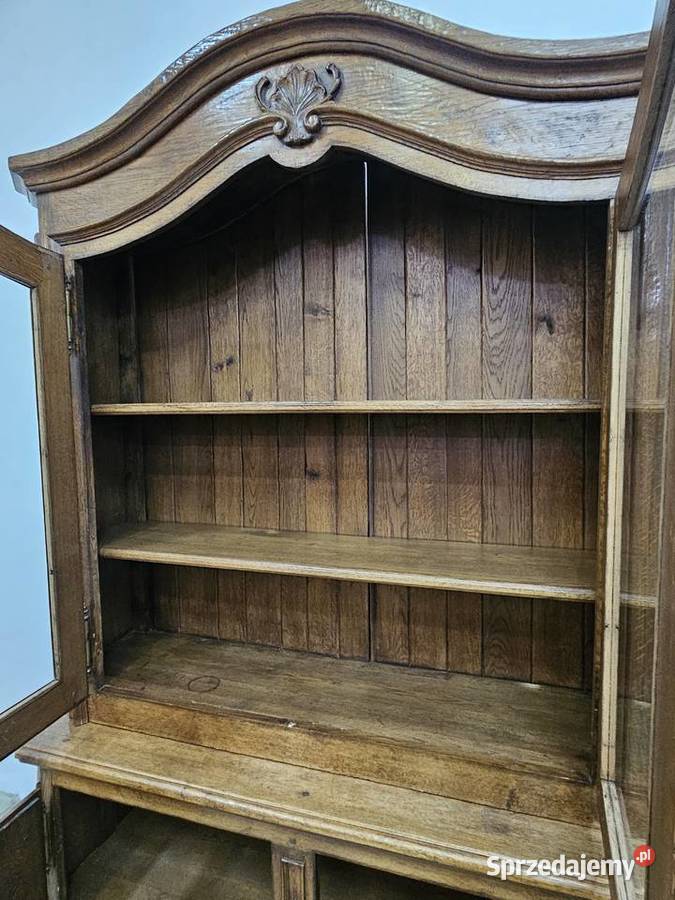 Stylowy dębowy kredens biblioteczka Francja Nowy Sącz