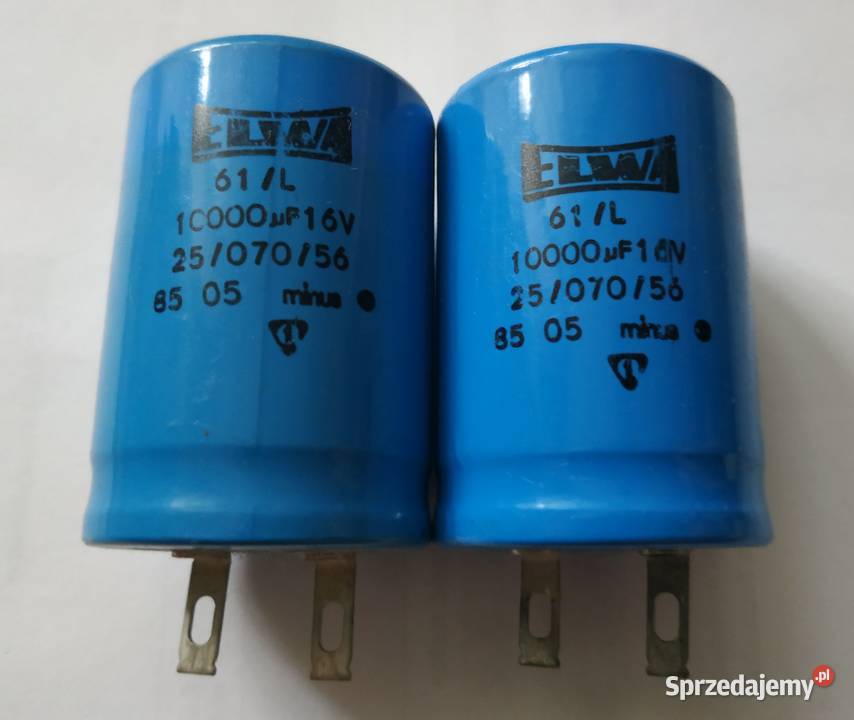 Kondensatory ELWA 1000uF 16V Nowe mazowieckie Warszawa