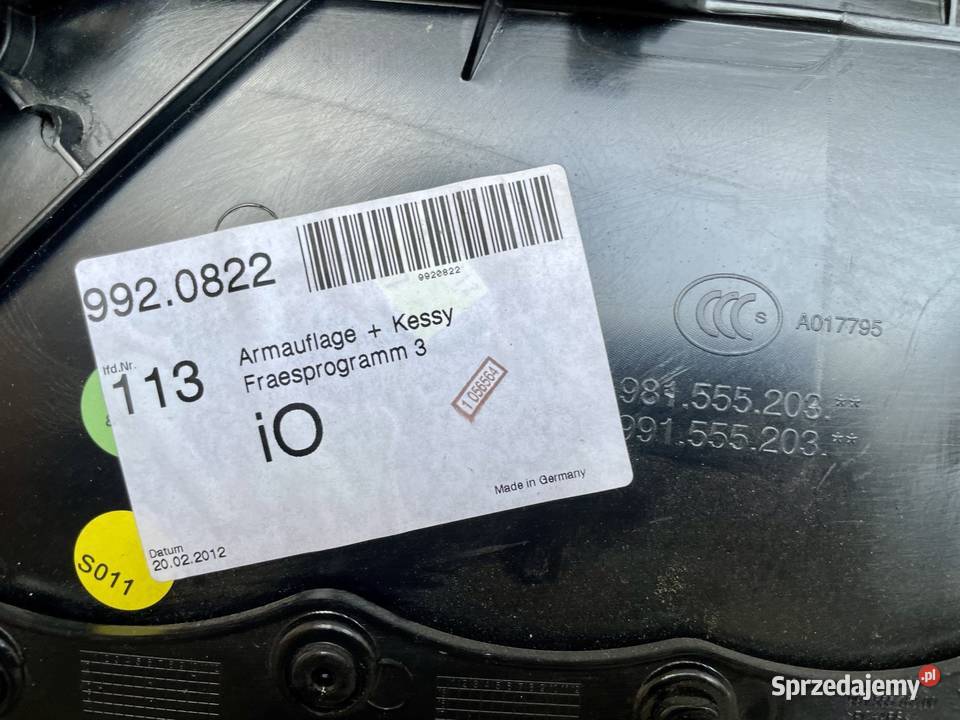 Porsche 911 991 panel boczek drzwi lewych kolor osobowe Siedlce sprzedam