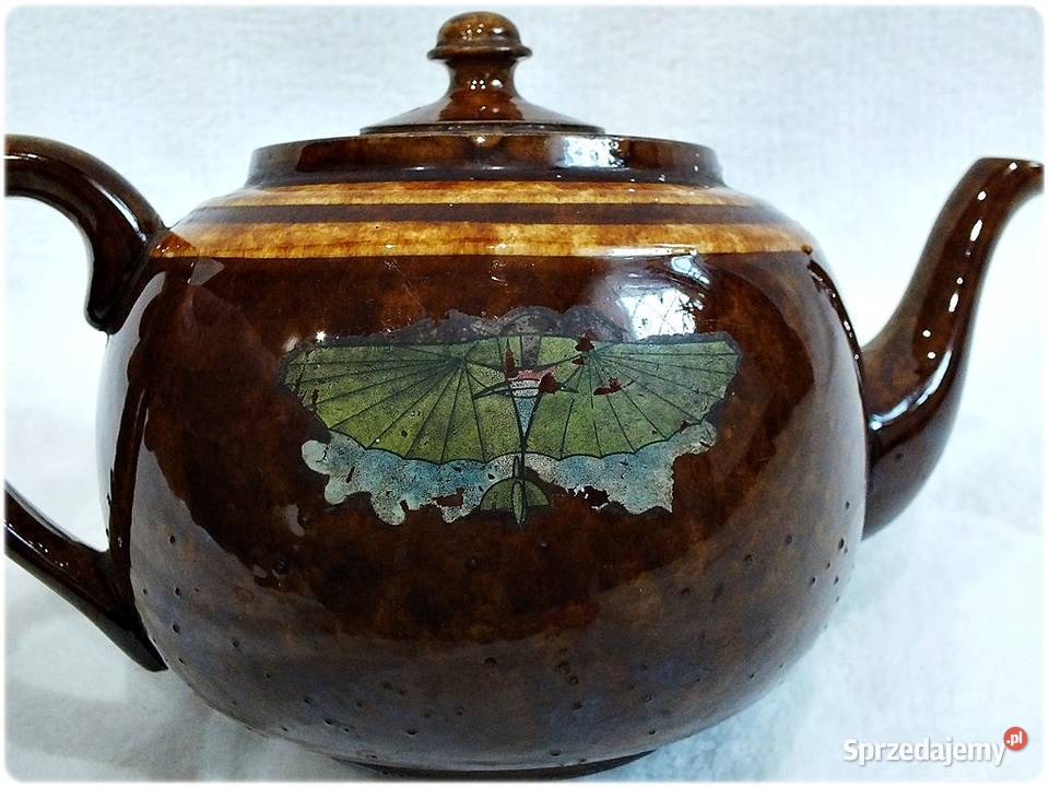 Stary ceramiczny Dzbanek Imbryk VEB do kawy Żary