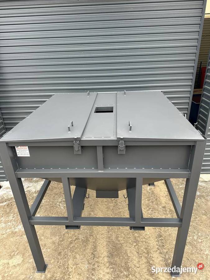 Kosz zasypowy do big bag workownica bufor łódzkie Kutno