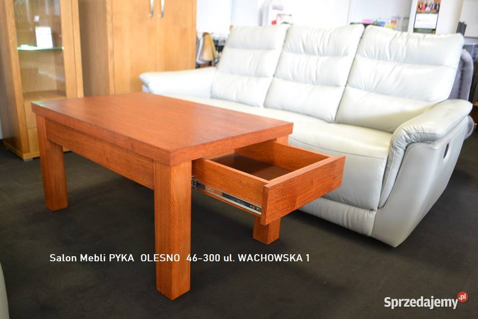 Nowa Ława 120 Dębowa MAJA z Szufladami WYPRZEDAŻ opolskie Olesno
