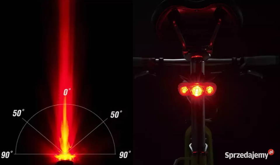 Lampka Rowerowa Cateye Auto Rapid 3 Sosnowiec