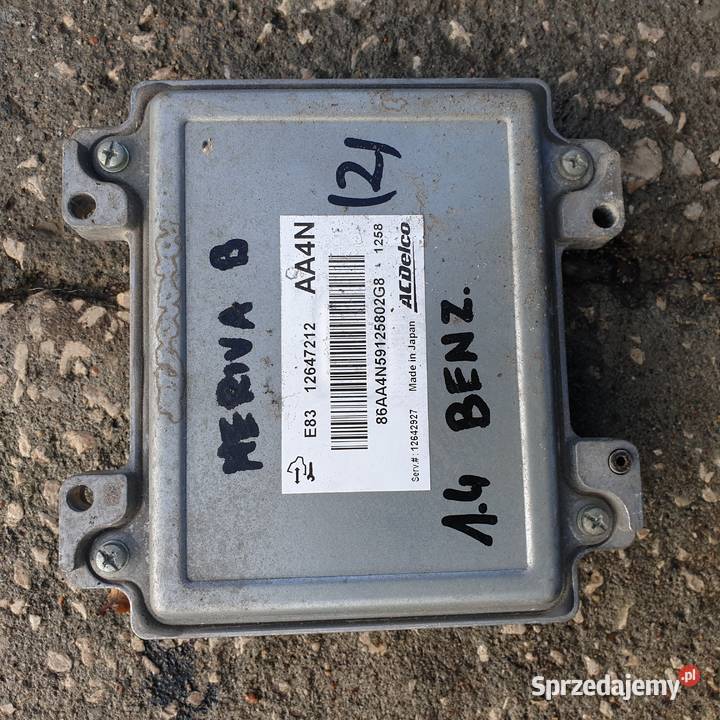 OPEL MERIVA II B 14 KOMPUTER 12647212 AA4N Pozostałe Łochowice sprzedam
