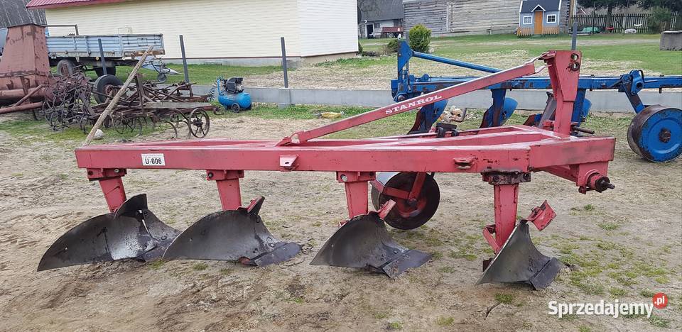 Pług zagonowy Duży 4skibowy 70 wysoka słupica Dąbrowa Tarnowska sprzedam