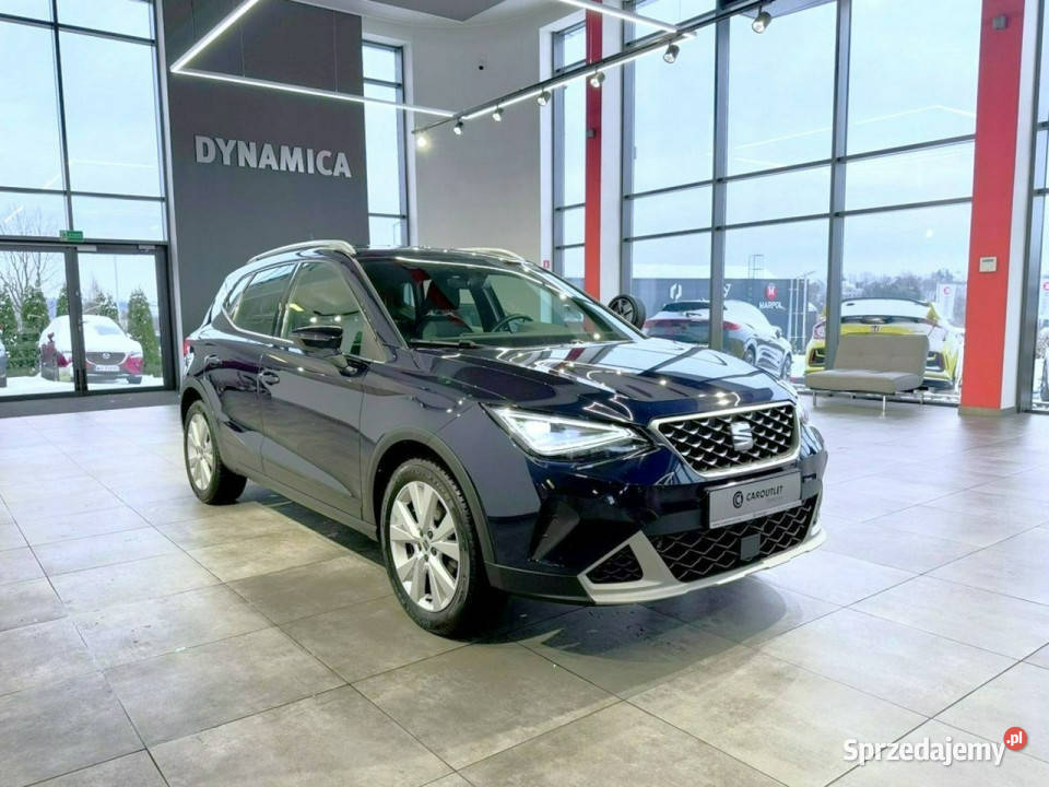 Seat Arona Xperience 10TSI 110 M6 2022 r salon kurtyny powietrzne Myślenice