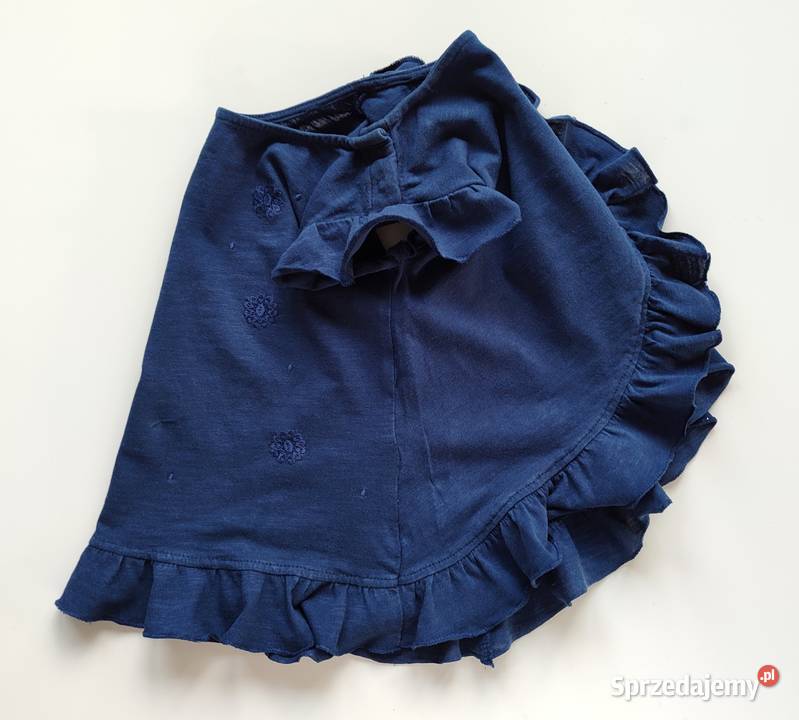 Bluzka z falbankami i haftem angielskim Zara 92 Katowice