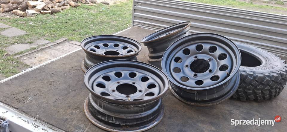 Felgi stalowe 15 OPONA TERENOWA BIEŻNIK SAHARA Budzów