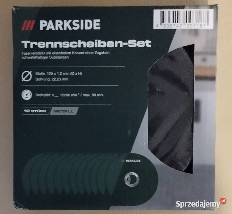 Tarcze do metalu Parkside Piaseczno