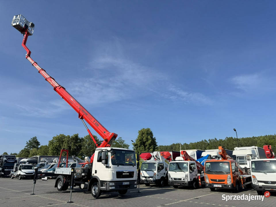 MAN TGL 7150 Zwyżka Ruthmann T330 33Metry DMC Samochody ciężarowe świętokrzyskie Widełki