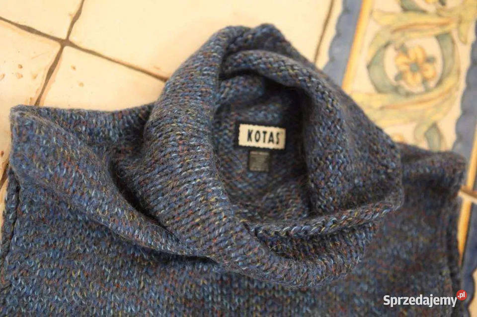 Bliźniak sukienka niebieska wykonana ręcznie Kraków sprzedam