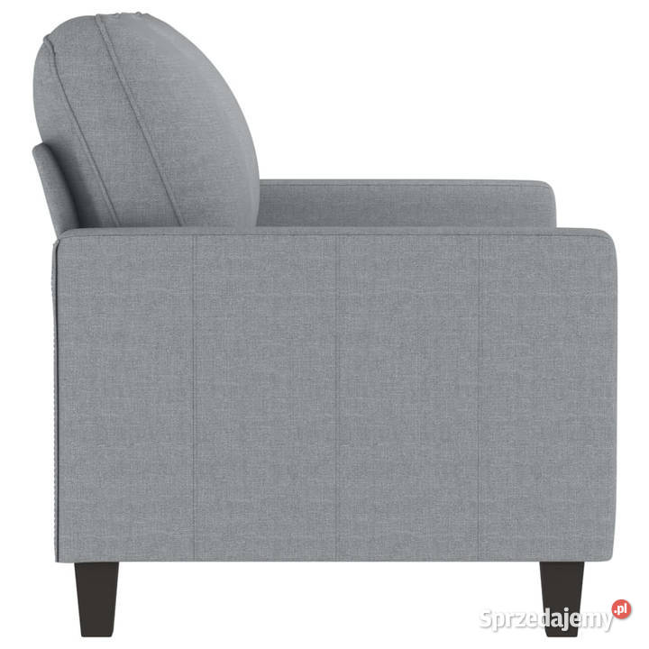 Sofa 2osobowa jasnoszara 120 tapicerowana Warszawa
