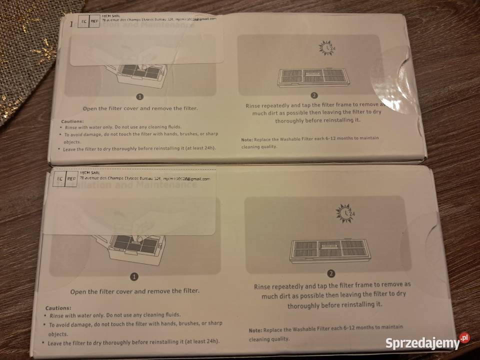 4 nowe filtry do odkurzacza roborock s7s8 brak Sandomierz